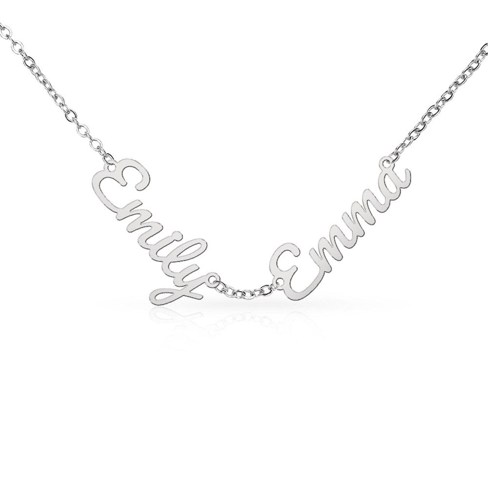 Heart Memento™ Fullnestled Personalized Multiple Name Necklace – Custom Name Necklace for Her