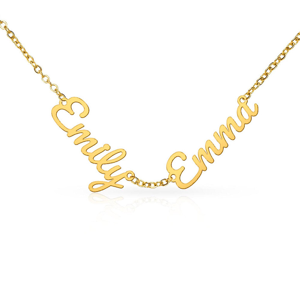 Heart Memento™ Fullnestled Personalized Multiple Name Necklace – Custom Name Necklace for Her
