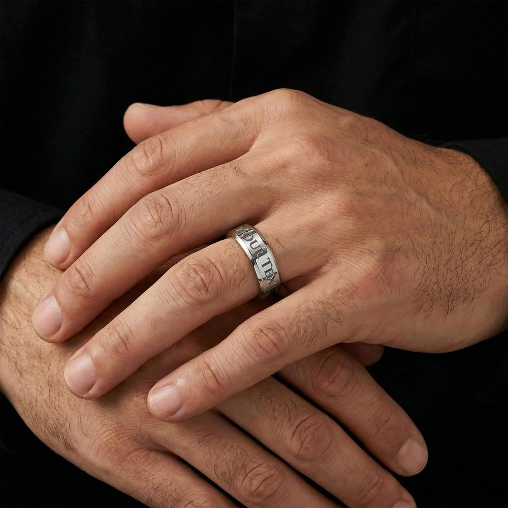 Heart Memento Alwaysworn personalized men's ring
