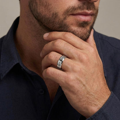 Alwaysworn engraved men's ring gift – Heart Memento