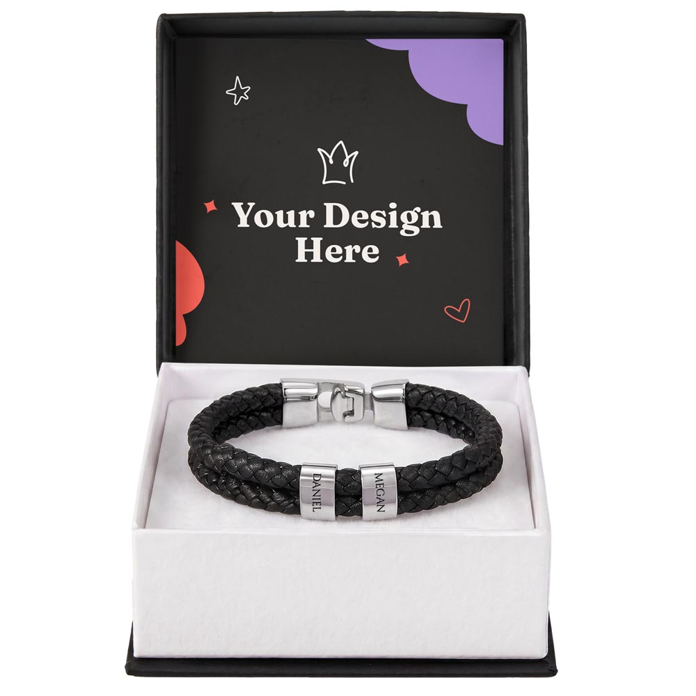 Heart Memento™ Namewoven Bracelet | “Through My Eyes” Gift From Daughter