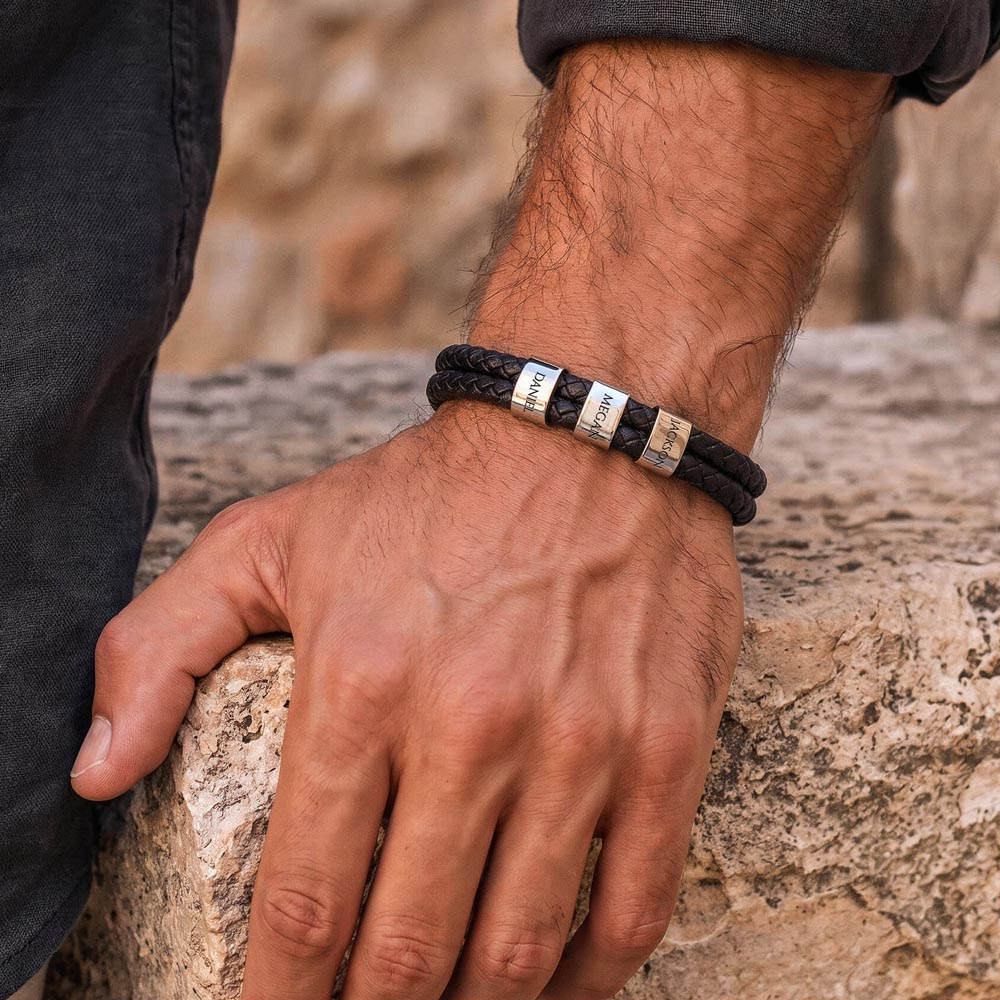 Heart Memento™ Namewoven Bracelet | “Through My Eyes” Gift From Daughter
