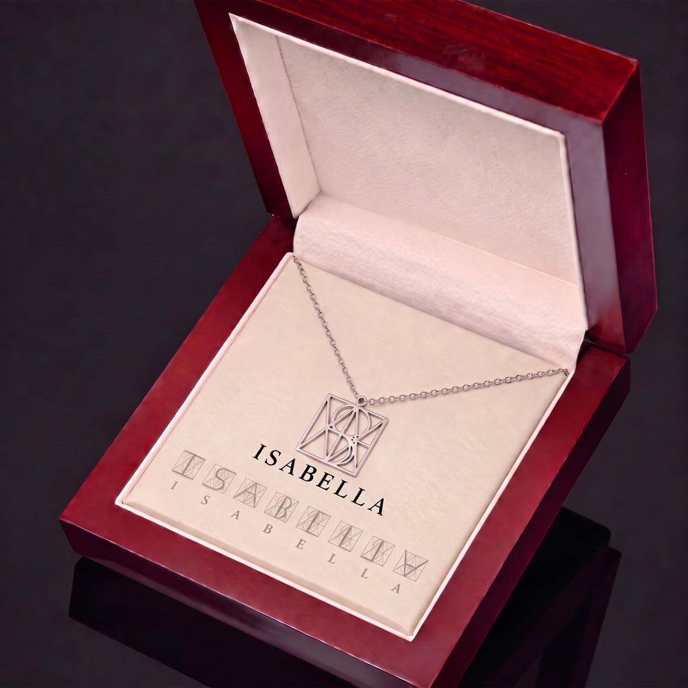 The NameWeave™ Necklace | Personalized Logo Name & Monogram Necklace