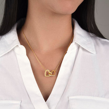 To My Beautiful Sister | Entwined Hearts Necklace, Forever Connected
