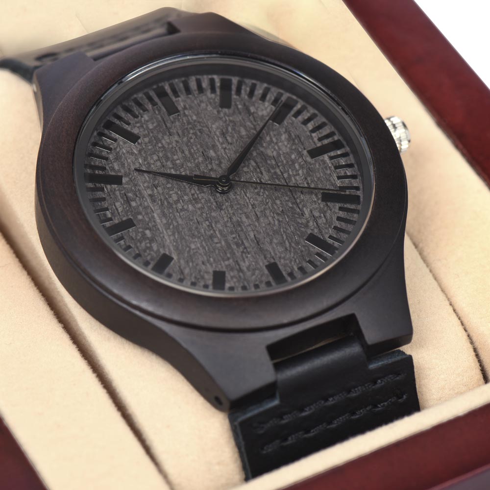 To My Brother, I Love You Always & Forever — Timberbound™ Engraved Wooden Watch Gift for Brother from Brother or Sister