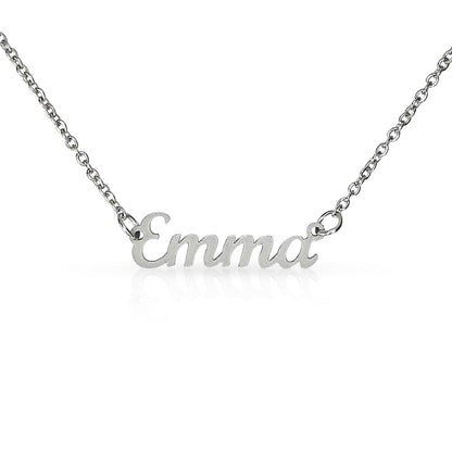 Heart Memento™ Fondlyknown Personalized Name Necklace – Custom Nameplate Necklace for Her