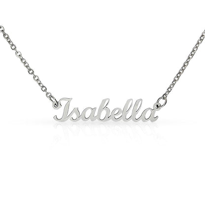 Heart Memento™ Fondlyknown Personalized Name Necklace – Custom Nameplate Necklace for Her