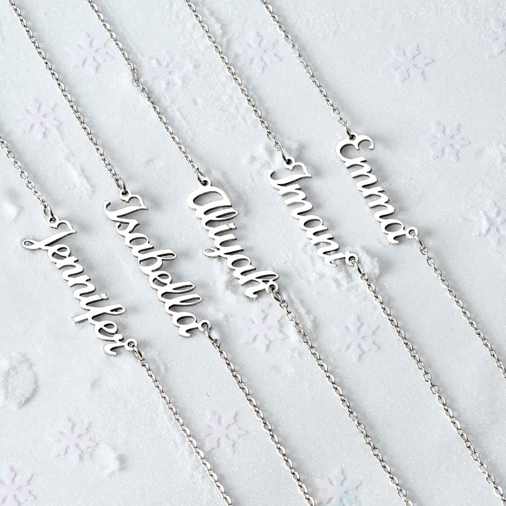 Heart Memento™ Fondlyknown Personalized Name Necklace – Custom Nameplate Necklace for Her