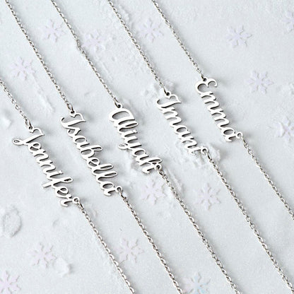 Heart Memento™ Fondlyknown Personalized Name Necklace – Custom Nameplate Necklace for Her
