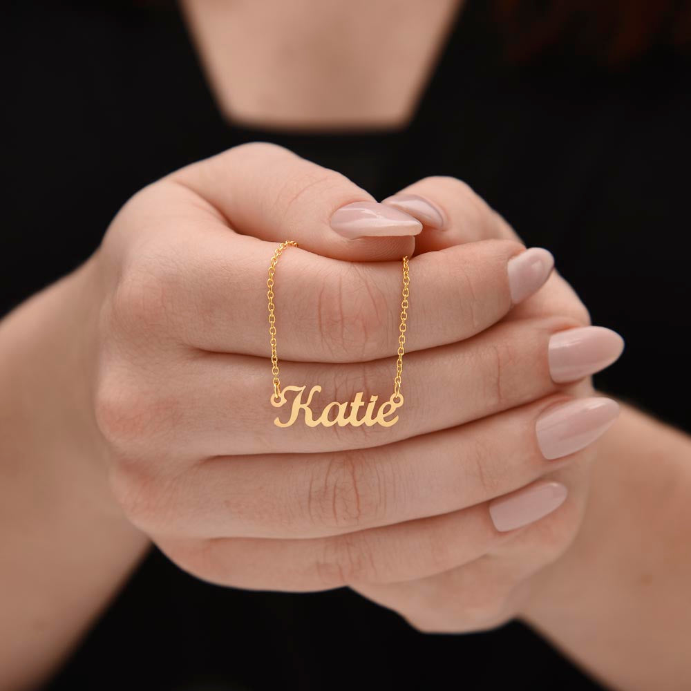 Heart Memento™ Fondlyknown Personalized Name Necklace – Custom Nameplate Necklace for Her