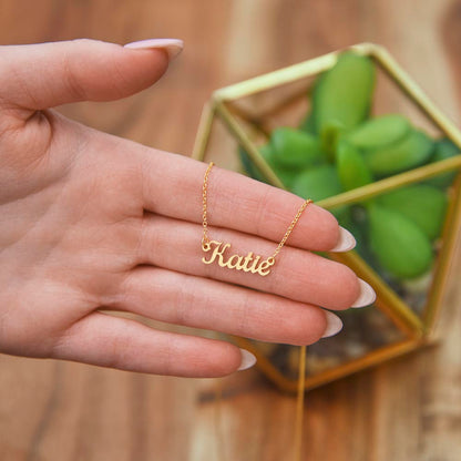 Heart Memento™ Fondlyknown Personalized Name Necklace – Custom Nameplate Necklace for Her