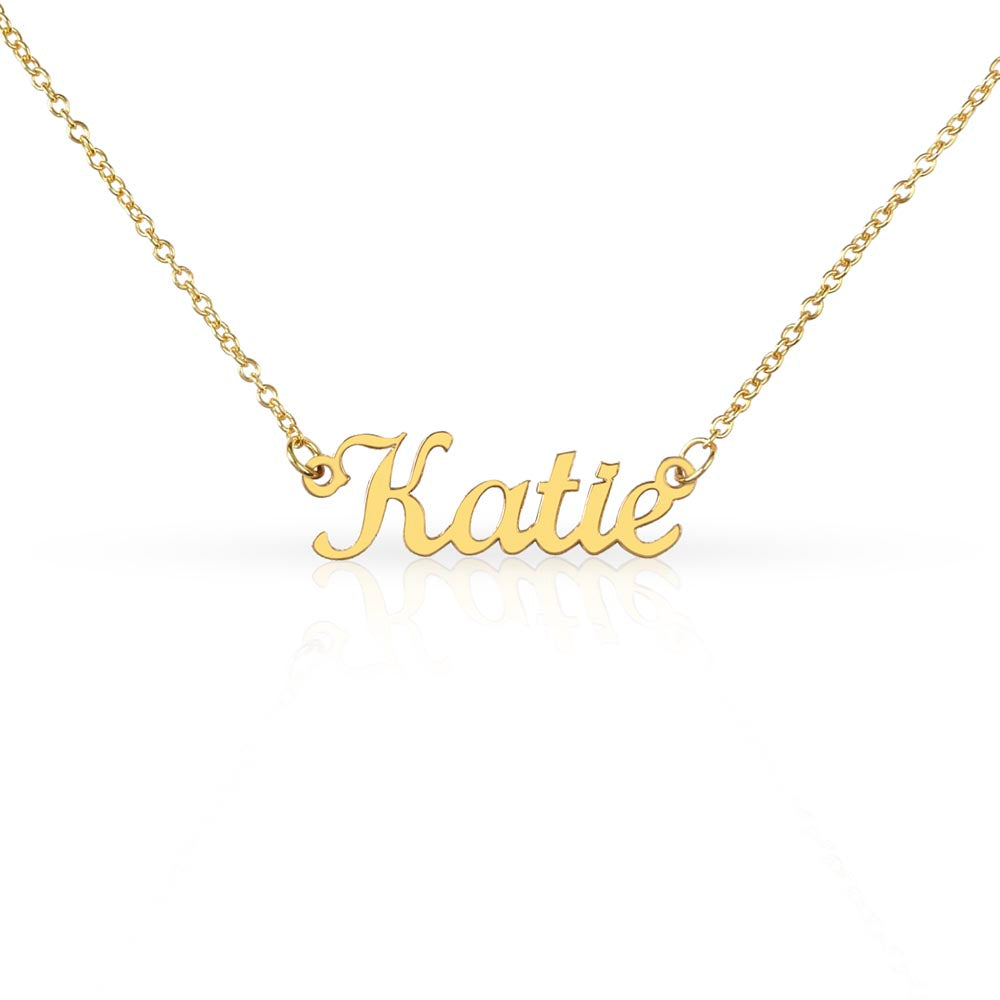 Heart Memento™ Fondlyknown Personalized Name Necklace – Custom Nameplate Necklace for Her