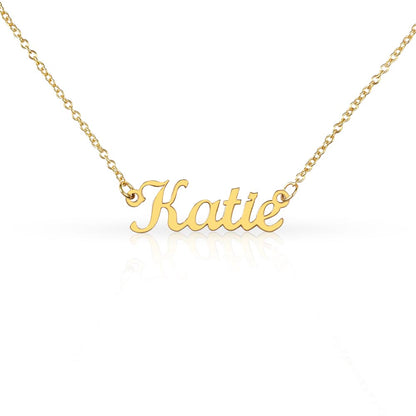 Heart Memento™ Fondlyknown Personalized Name Necklace – Custom Nameplate Necklace for Her