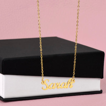 Heart Memento™ Fondlyknown Personalized Name Necklace – Custom Nameplate Necklace for Her