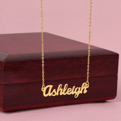 Custom Name Necklace - No MC