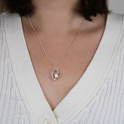 Everlasting Love Necklace – “Forever and Always” Wife Gift from Husband, Romantic Necklace for Wife