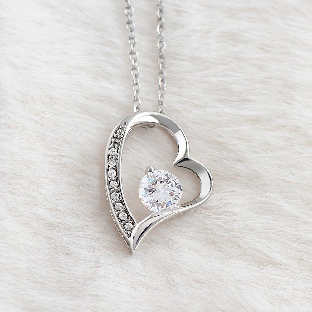 To My Forever Flame – You're My Favorite Problem | Forever Heart Necklace