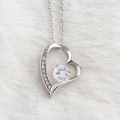 To My Forever Flame – You're My Favorite Problem | Forever Heart Necklace
