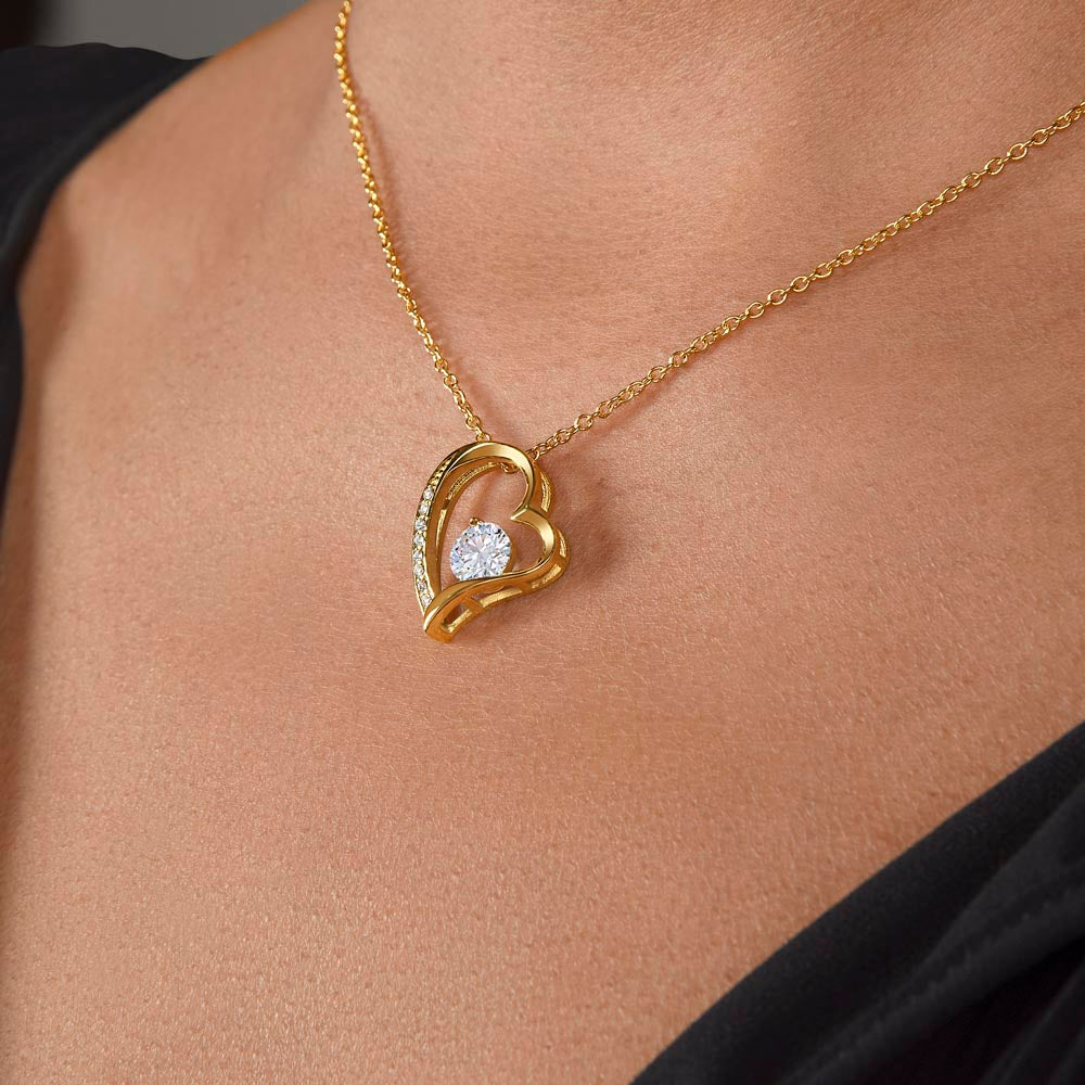 To My Forever Flame – You're My Favorite Problem | Forever Heart Necklace