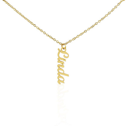 Heart Memento™ Cairnkept Personalized Multi-Name Vertical Necklace – Custom Family Name Necklace for Her